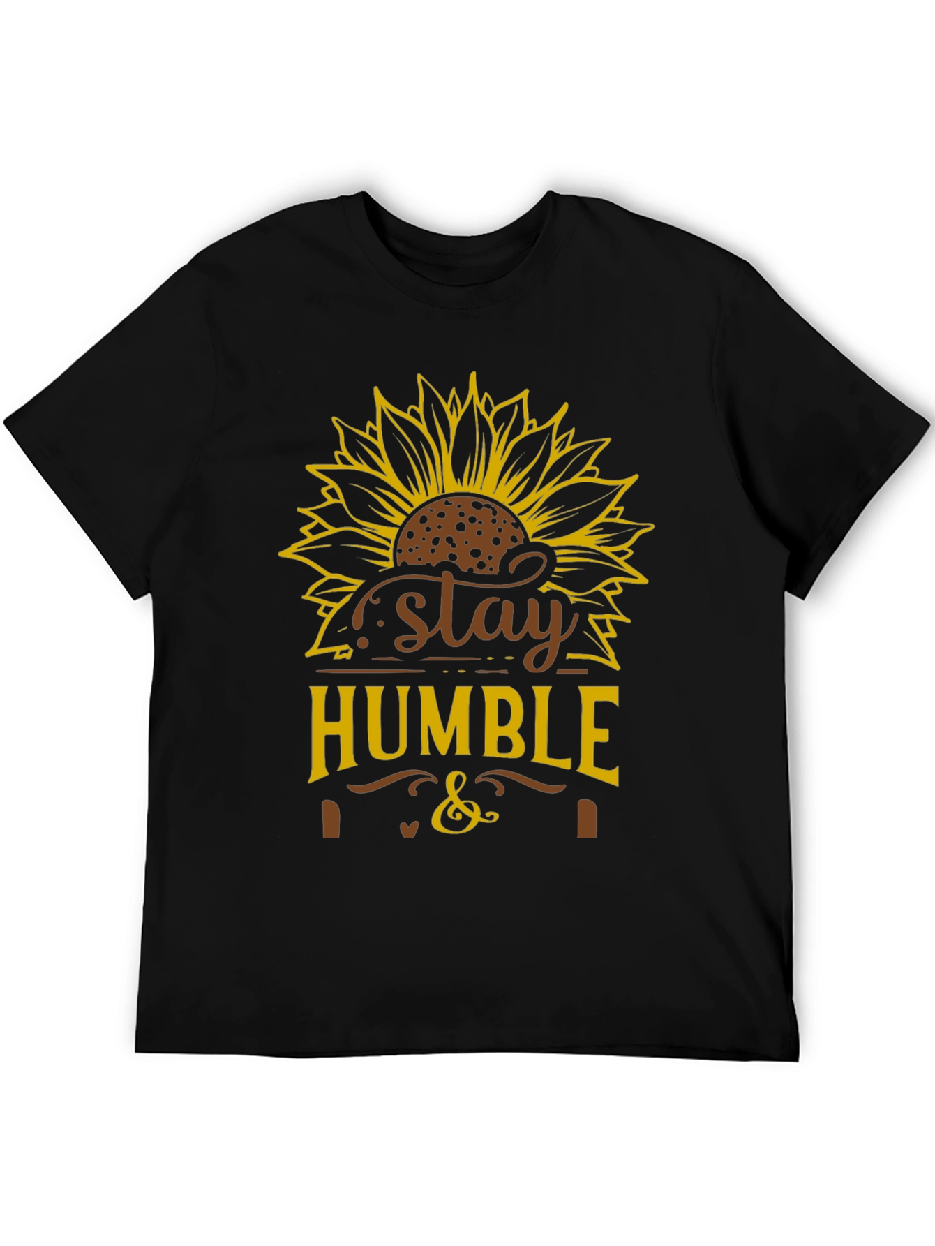Stay Humble Sunflower Graphic T-Shirt