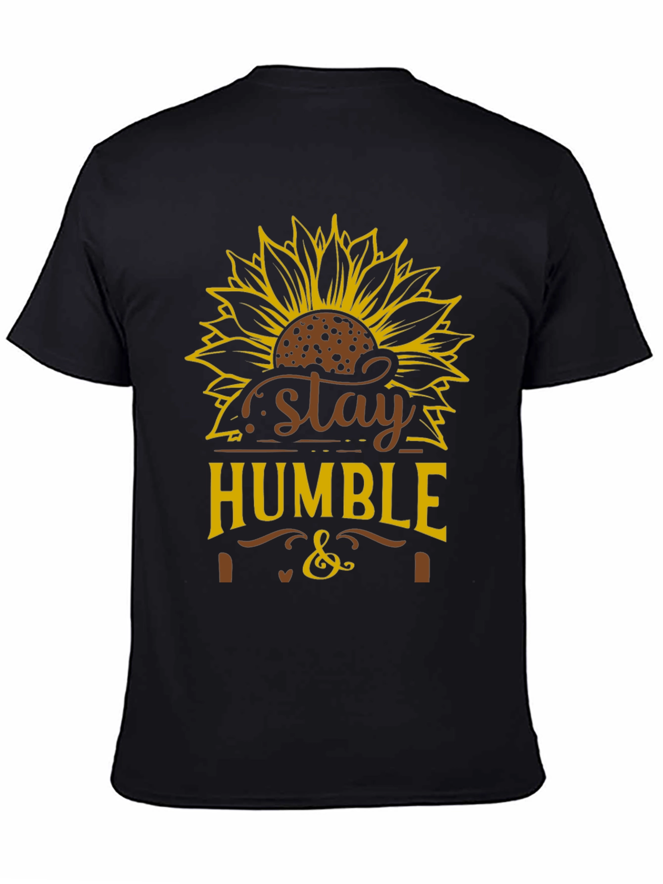Stay Humble Sunflower Graphic T-Shirt