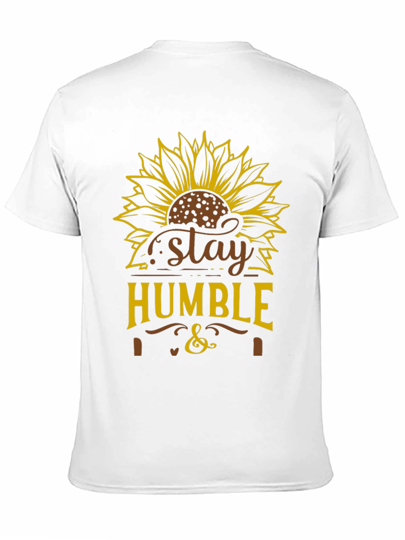 Stay Humble Sunflower Graphic T-Shirt