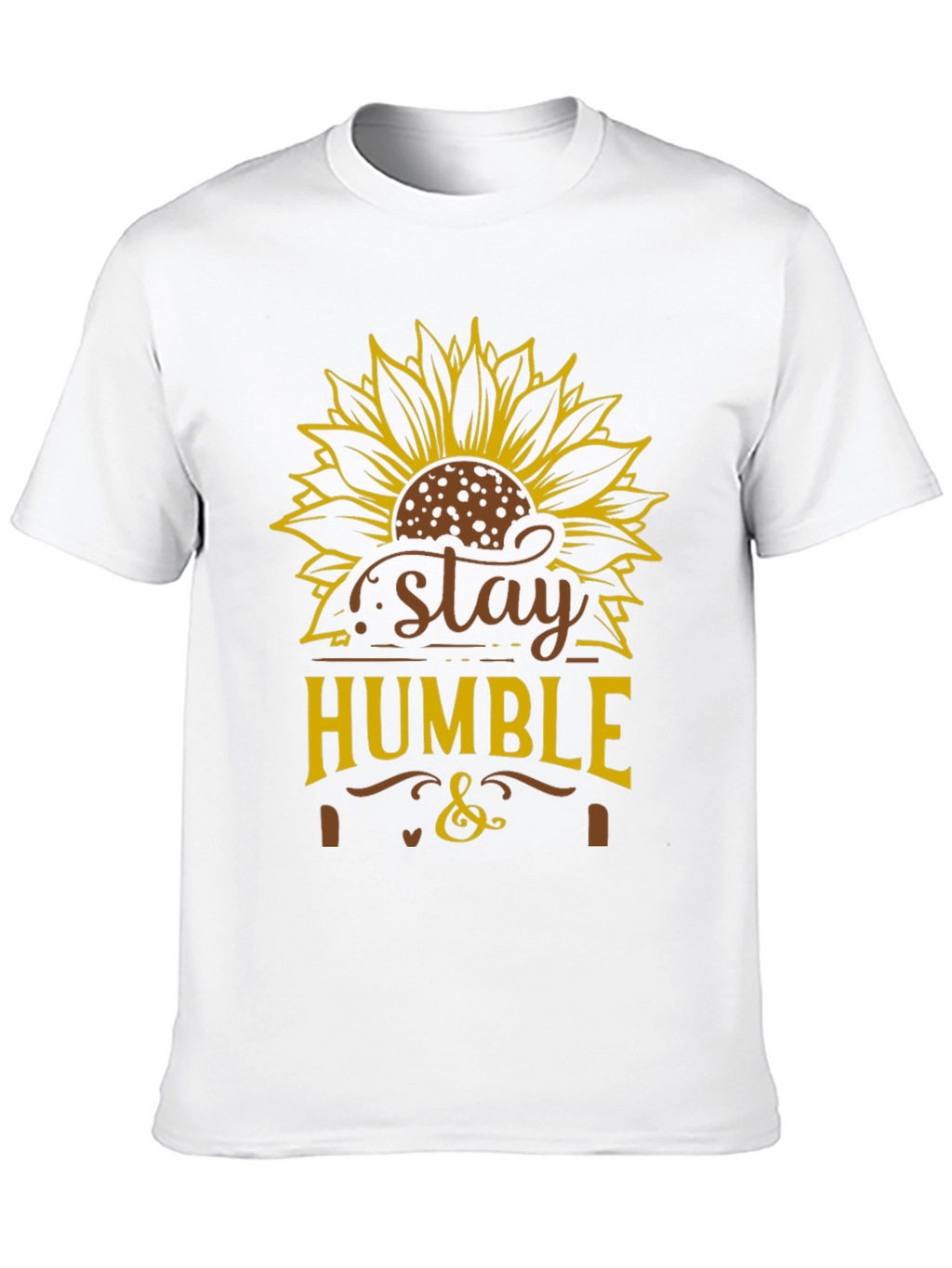 Stay Humble Sunflower Graphic T-Shirt