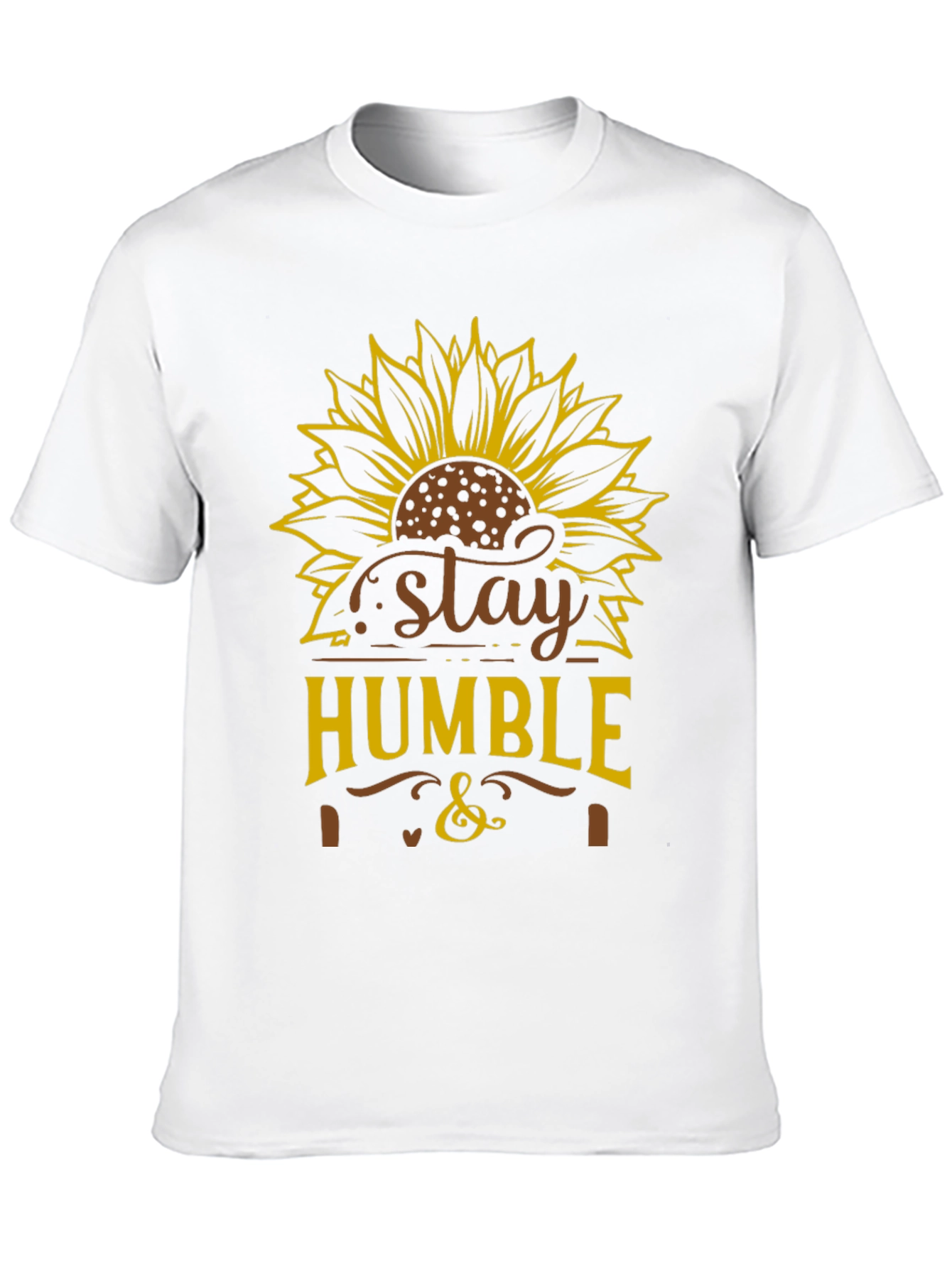 Stay Humble Sunflower Graphic T-Shirt