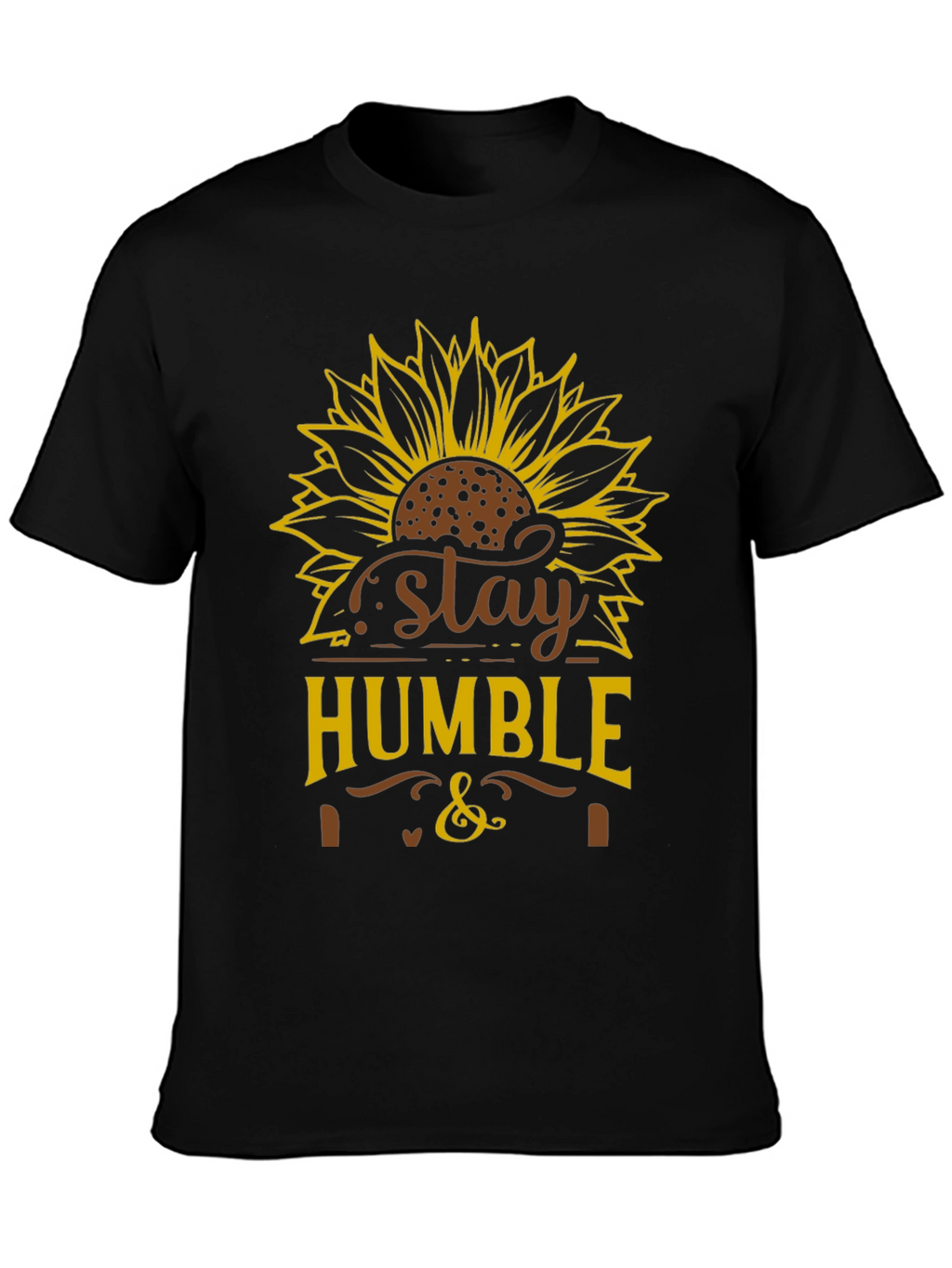 Stay Humble Sunflower Graphic T-Shirt