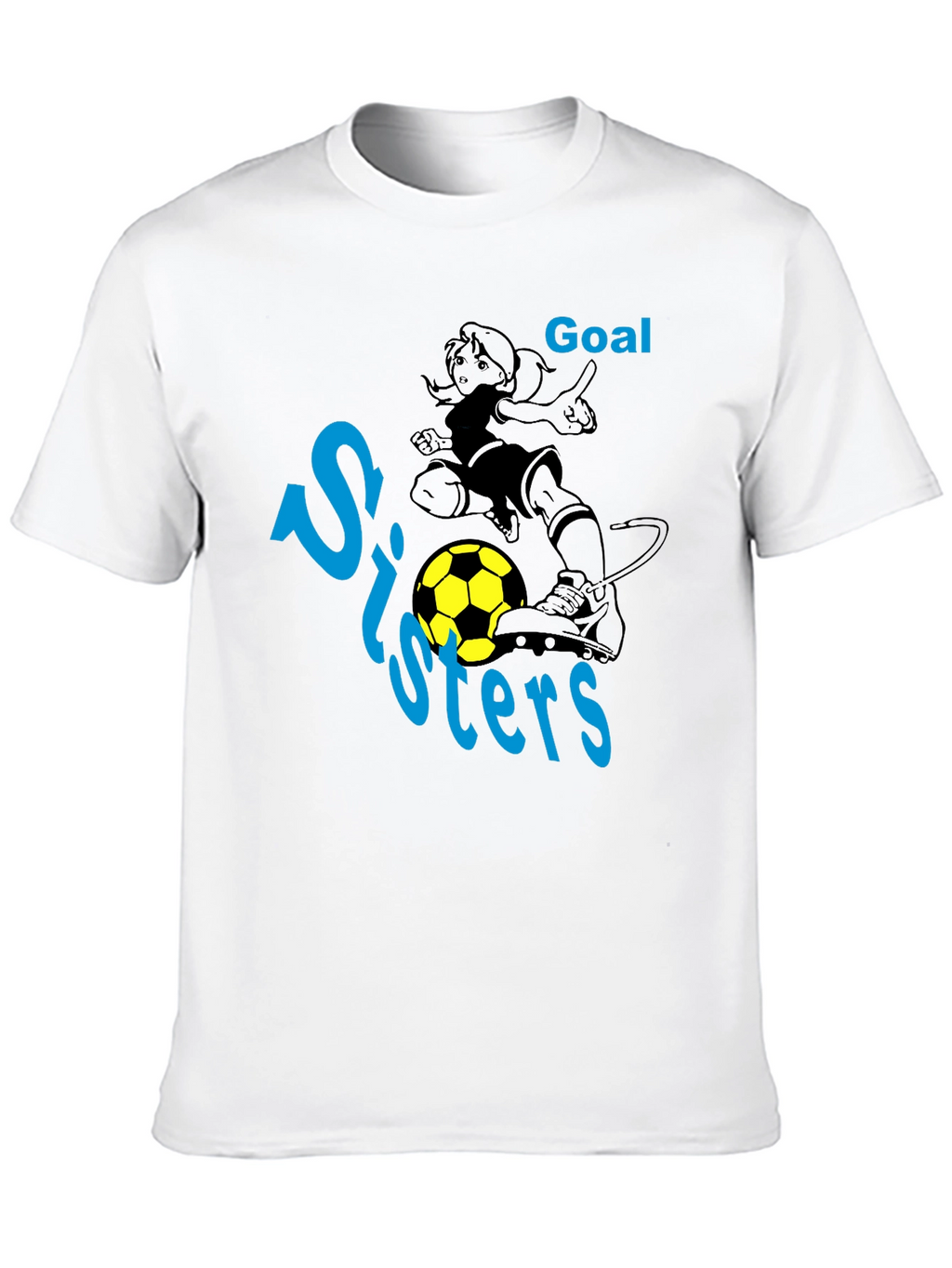 Soccer Sisters Goal Graphic T-Shirt