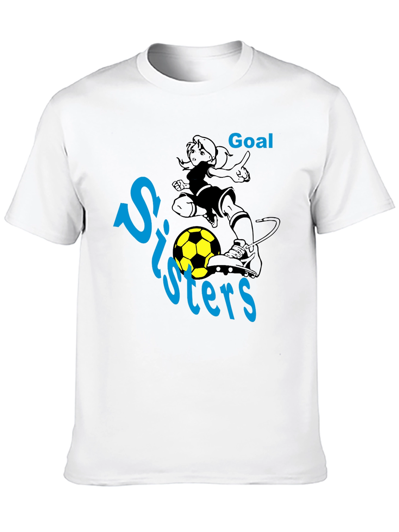 Soccer Sisters Goal Graphic T-Shirt