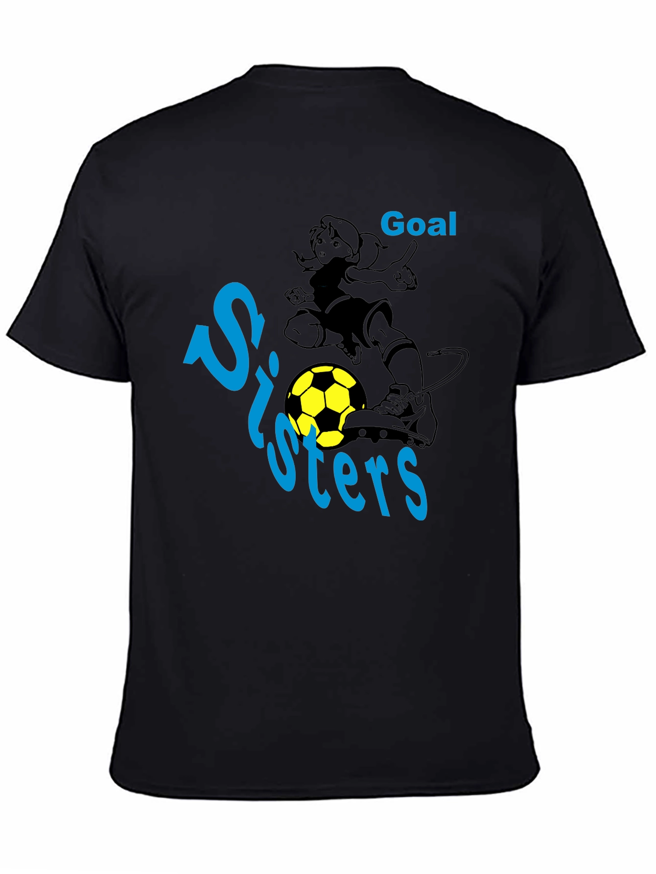 Soccer Sisters Goal Graphic T-Shirt