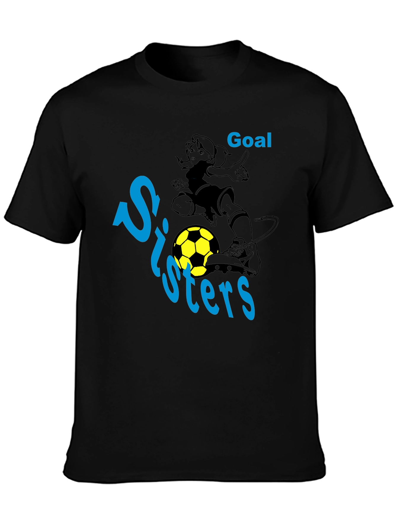 Soccer Sisters Goal Graphic T-Shirt