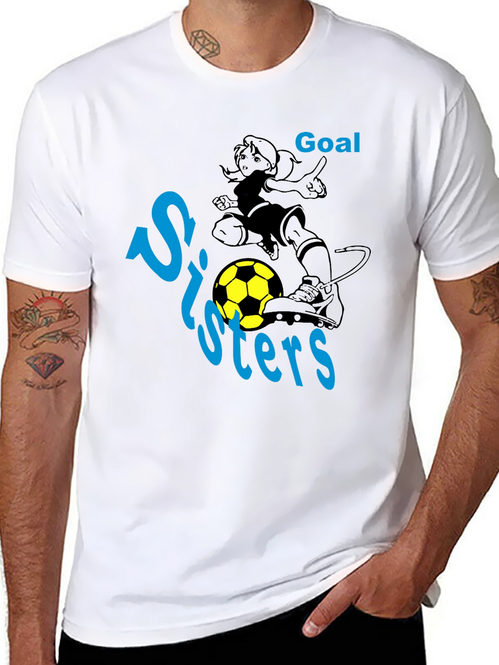 Soccer Sisters Goal Graphic T-Shirt