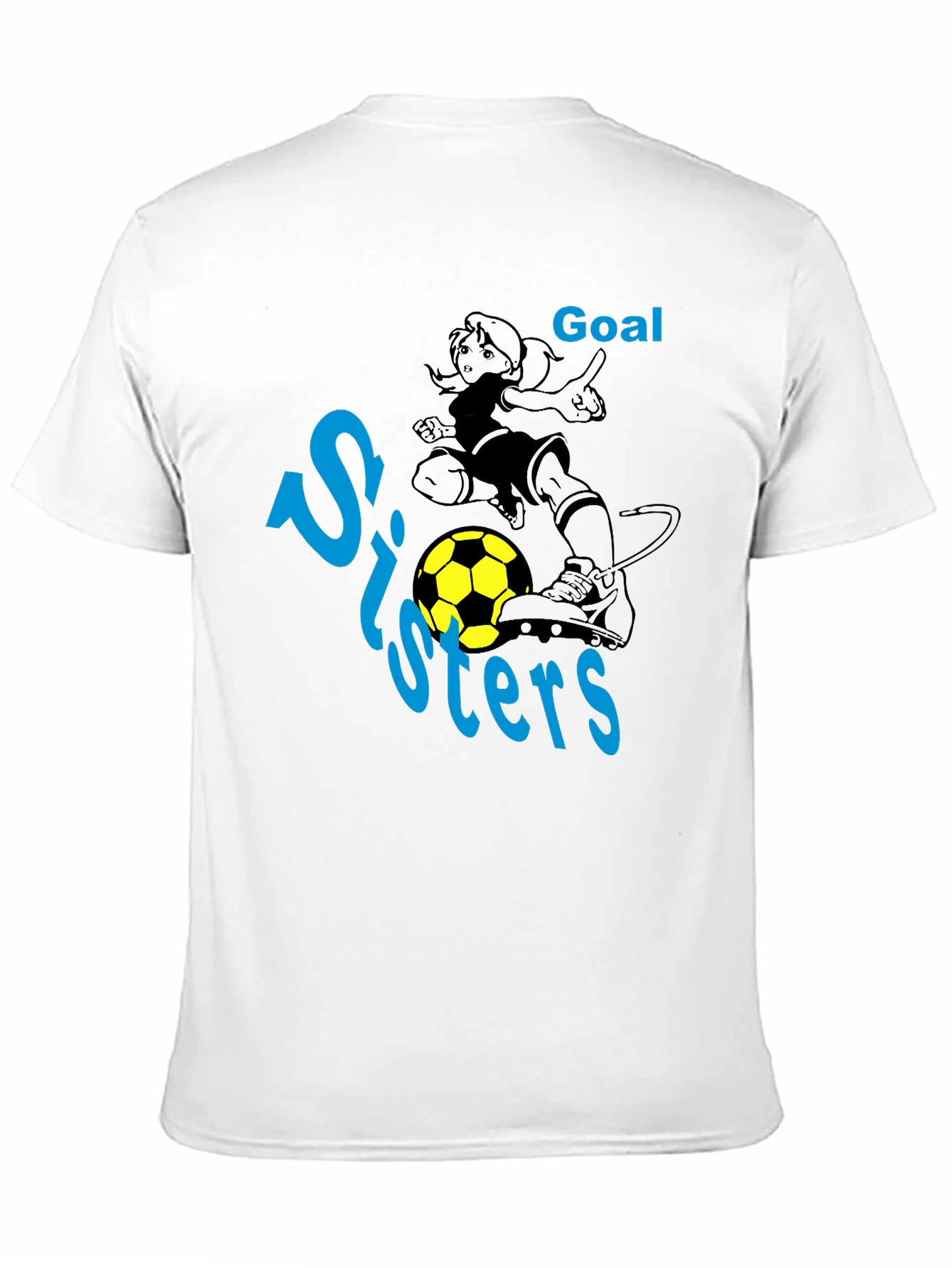 Soccer Sisters Goal Graphic T-Shirt