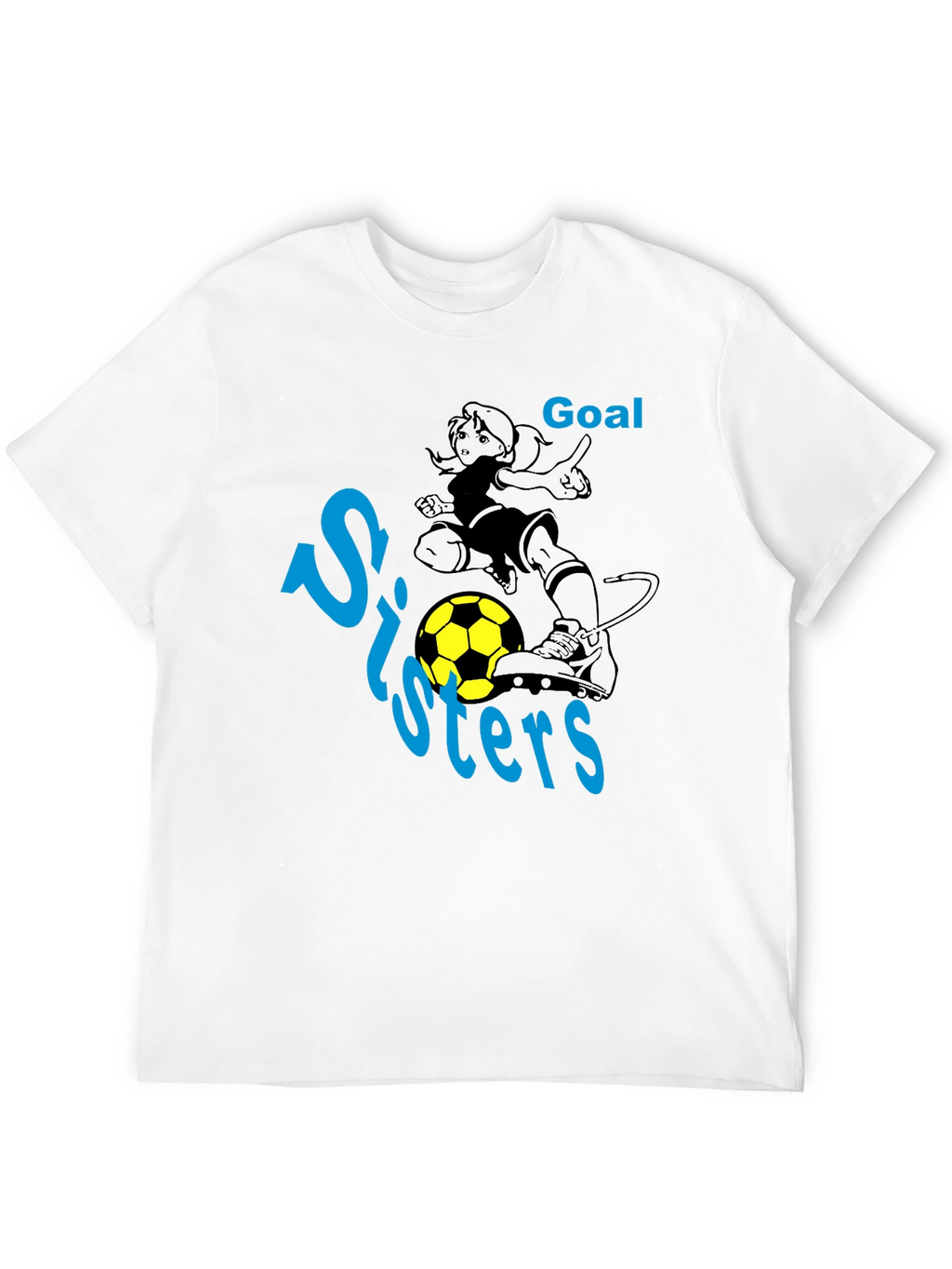 Soccer Sisters Goal Graphic T-Shirt