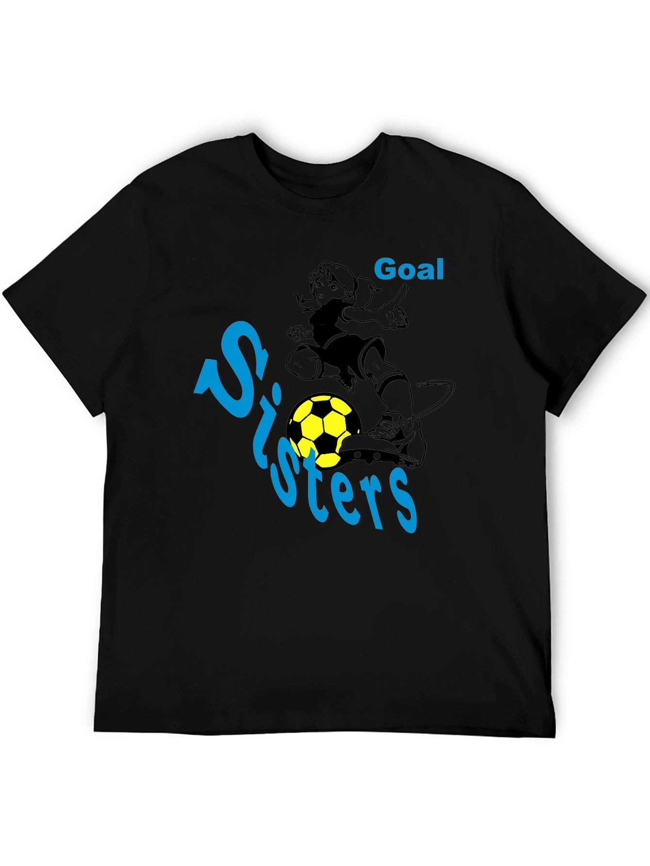 Soccer Sisters Goal Graphic T-Shirt