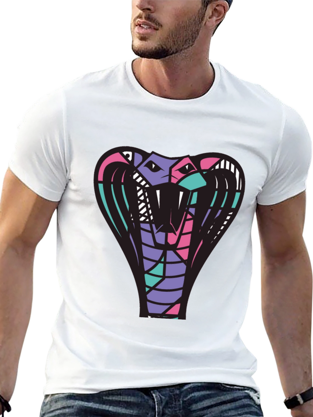 Cobra Snake T-Shirt - Bold Graphic Tee
