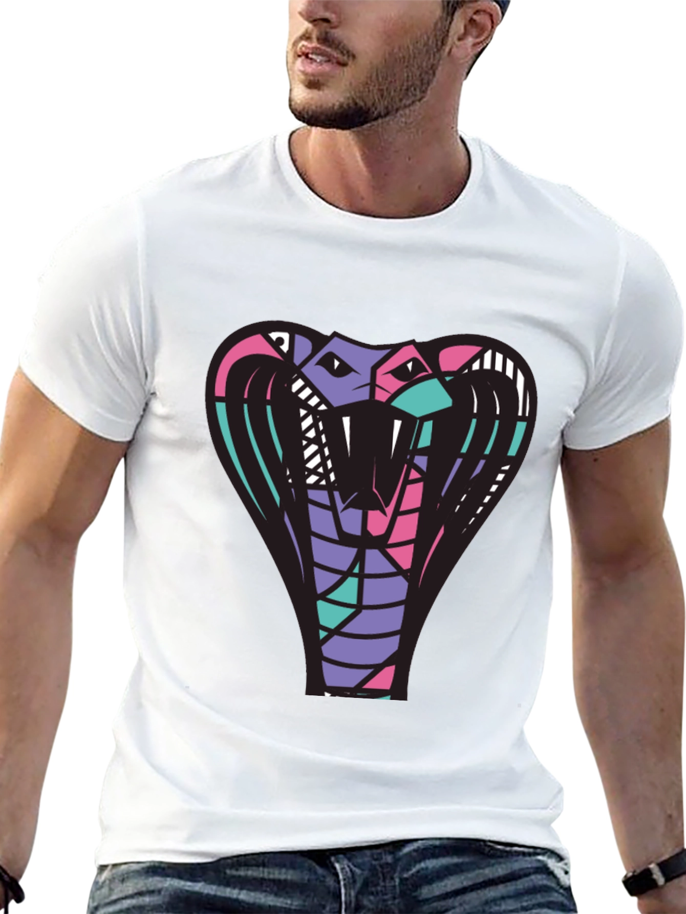 Cobra Snake T-Shirt - Bold Graphic Tee