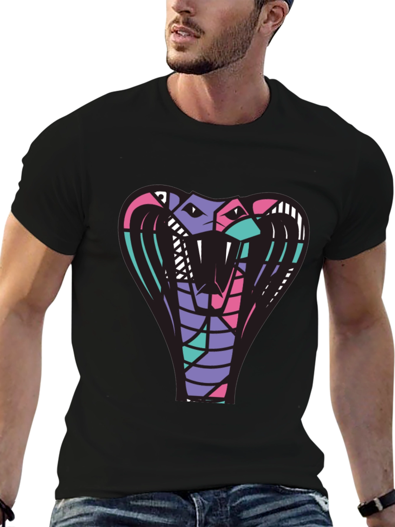 Cobra Snake T-Shirt - Bold Graphic Tee