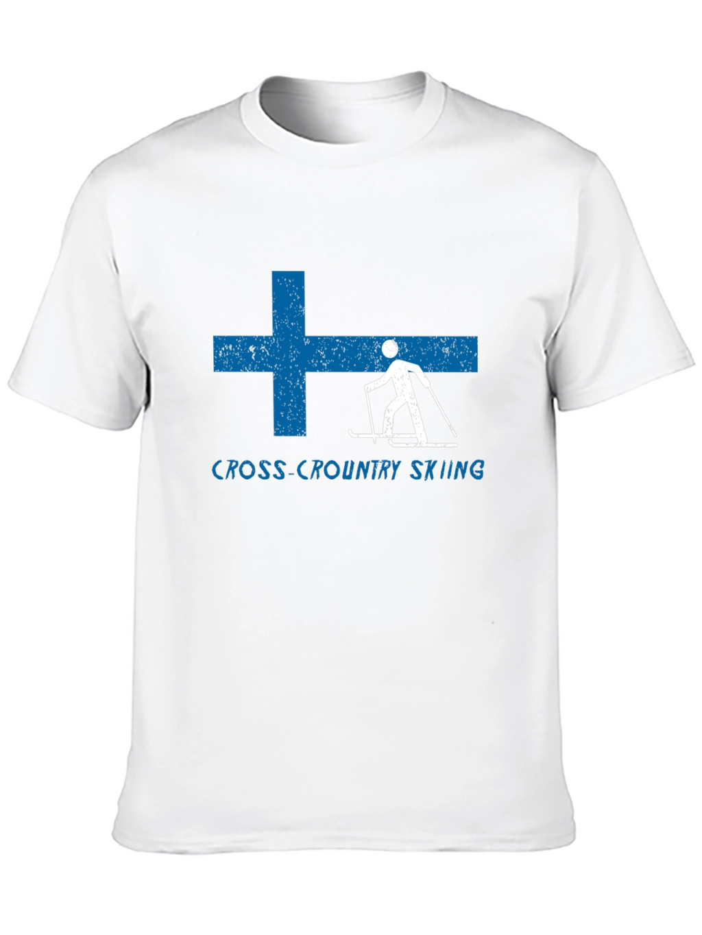 Finland Cross-Country Skiing Graphic T-Shirt