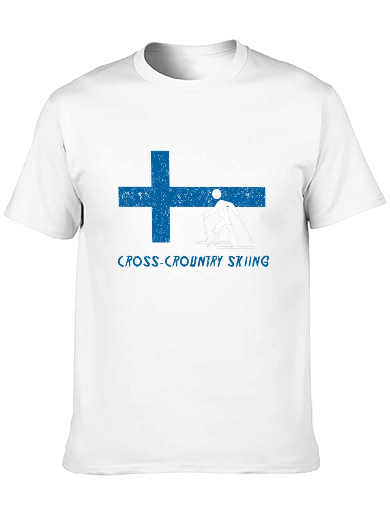Finland Cross-Country Skiing Graphic T-Shirt