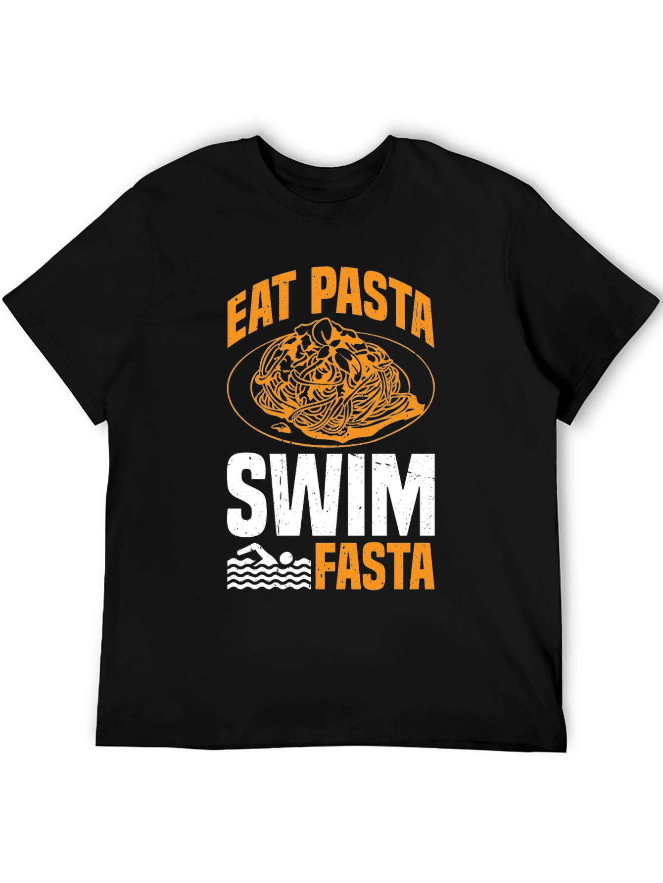 Eat Pasta Swim Fasta Graphic T-Shirt
