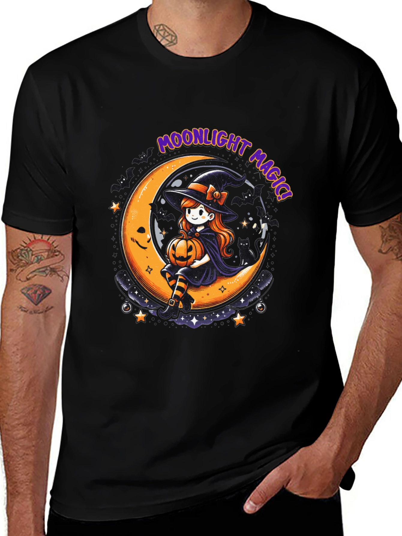 Moonlight Magic Halloween T-Shirt