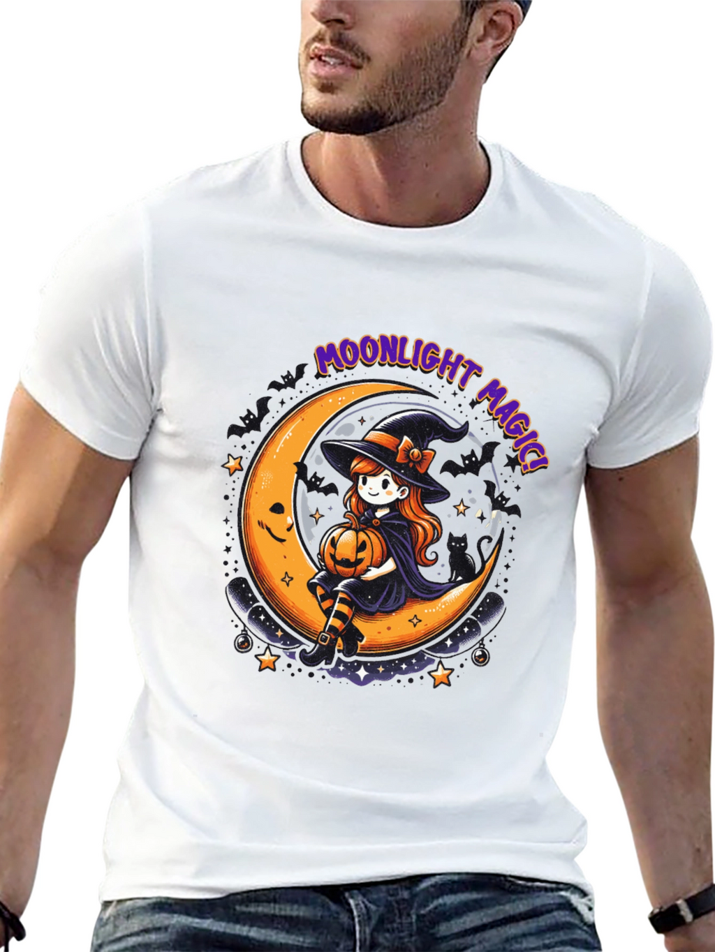 Moonlight Magic Halloween T-Shirt