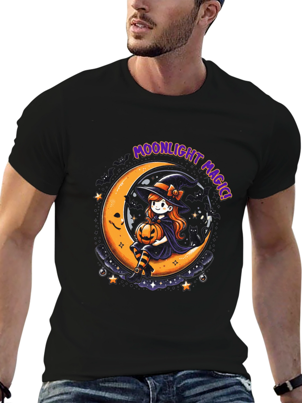 Moonlight Magic Halloween T-Shirt