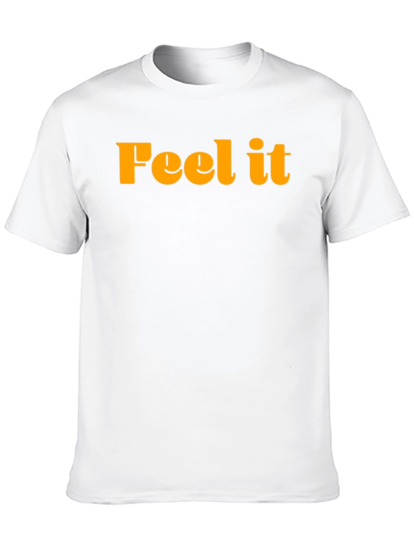 Feel It Graphic Tee - Trendy Black T-Shirt