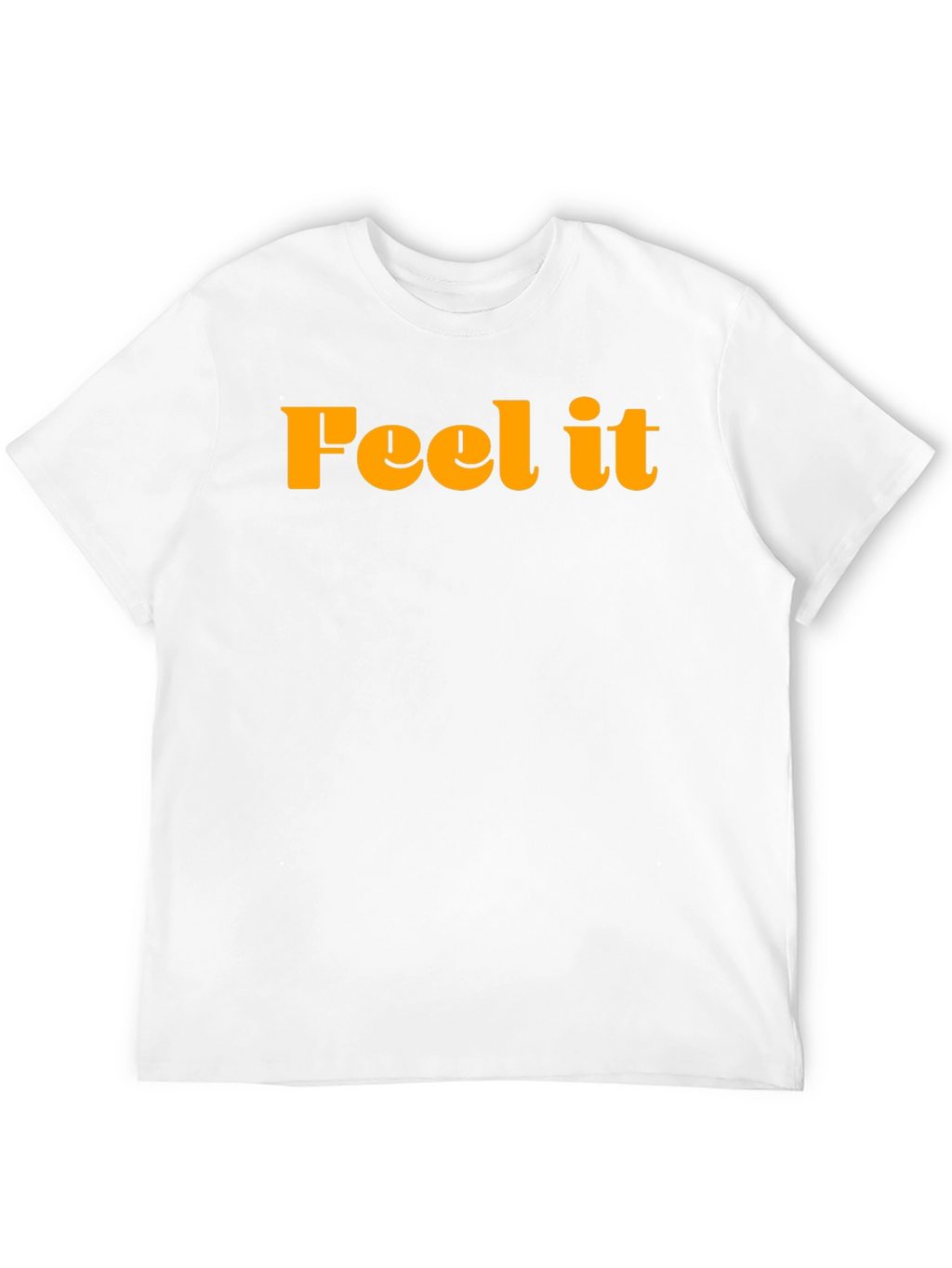 Feel It Graphic Tee - Trendy Black T-Shirt
