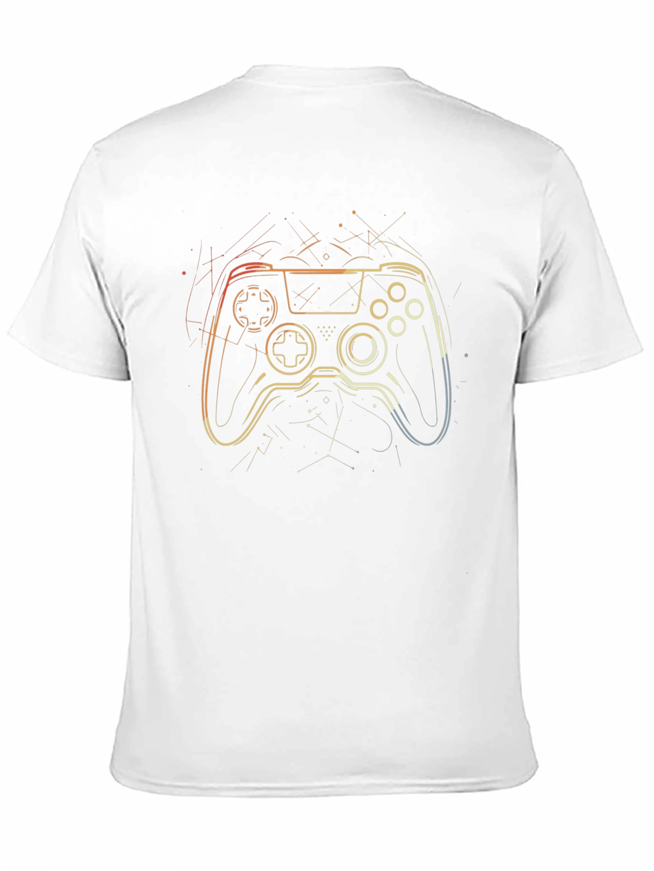 Gaming Controller Graphic Tee - Black Casual Gamer T-Shirt