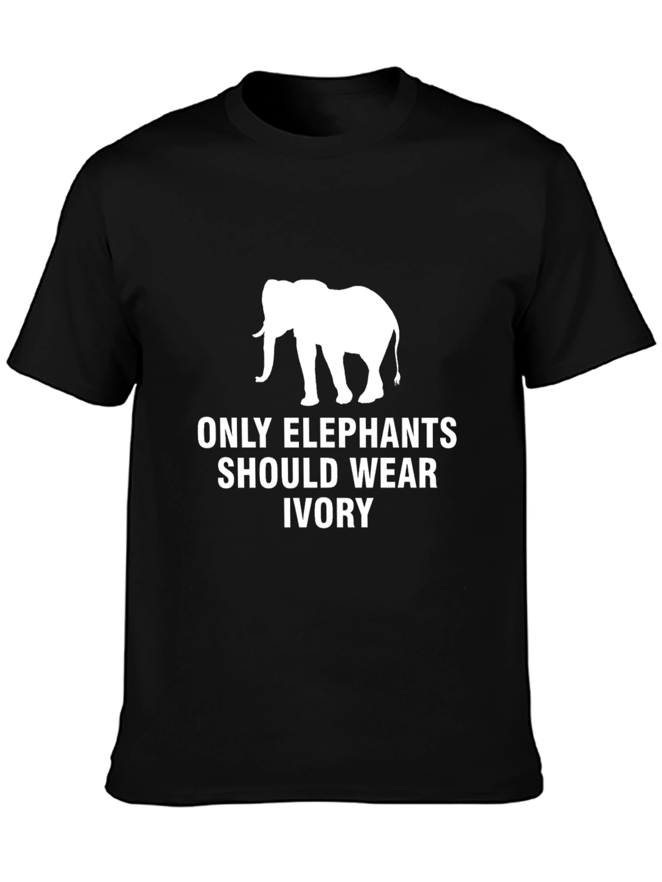 Elephant Ivory Graphic Tee - Animal Rights T-Shirt