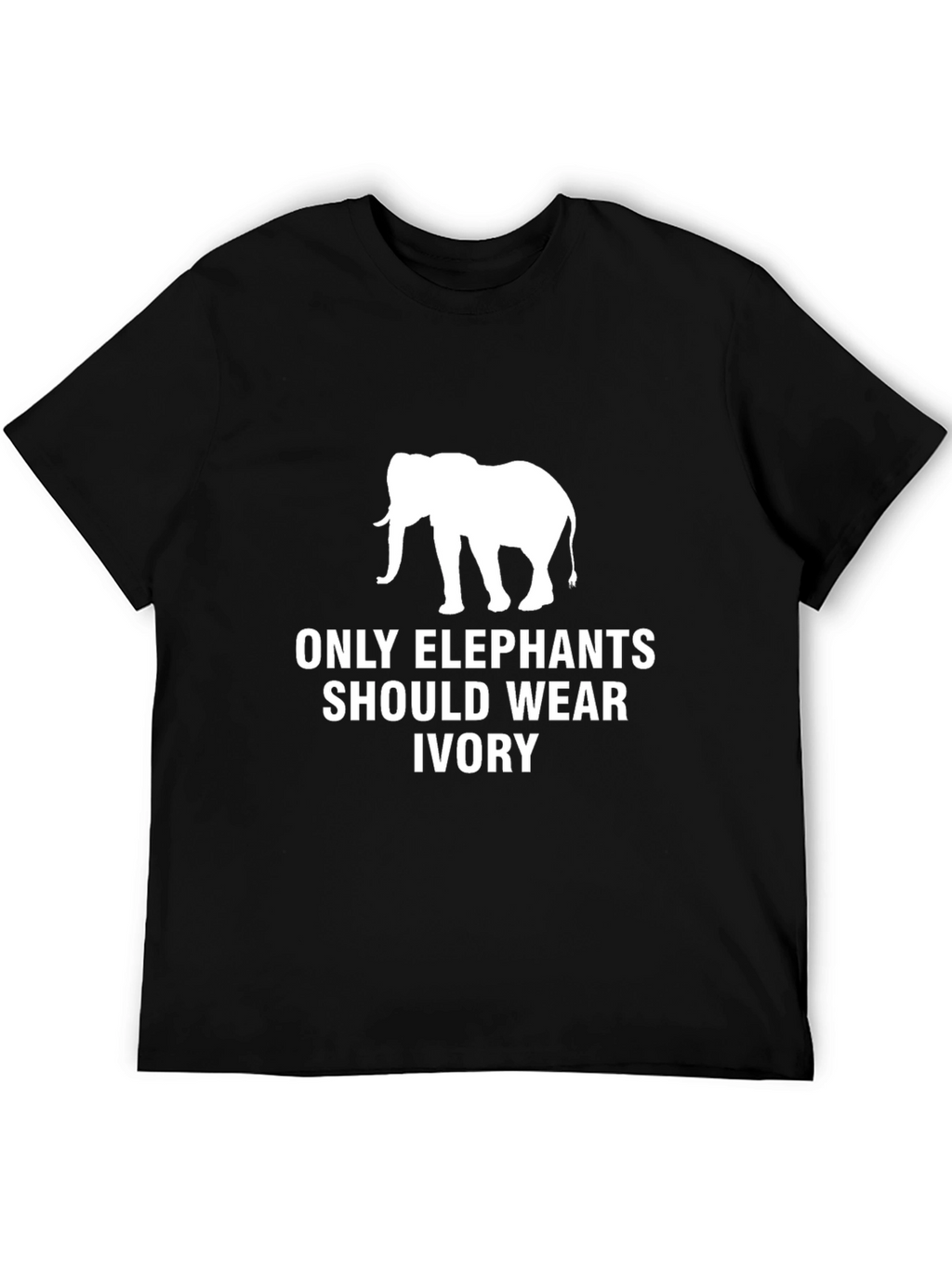 Elephant Ivory Graphic Tee - Animal Rights T-Shirt