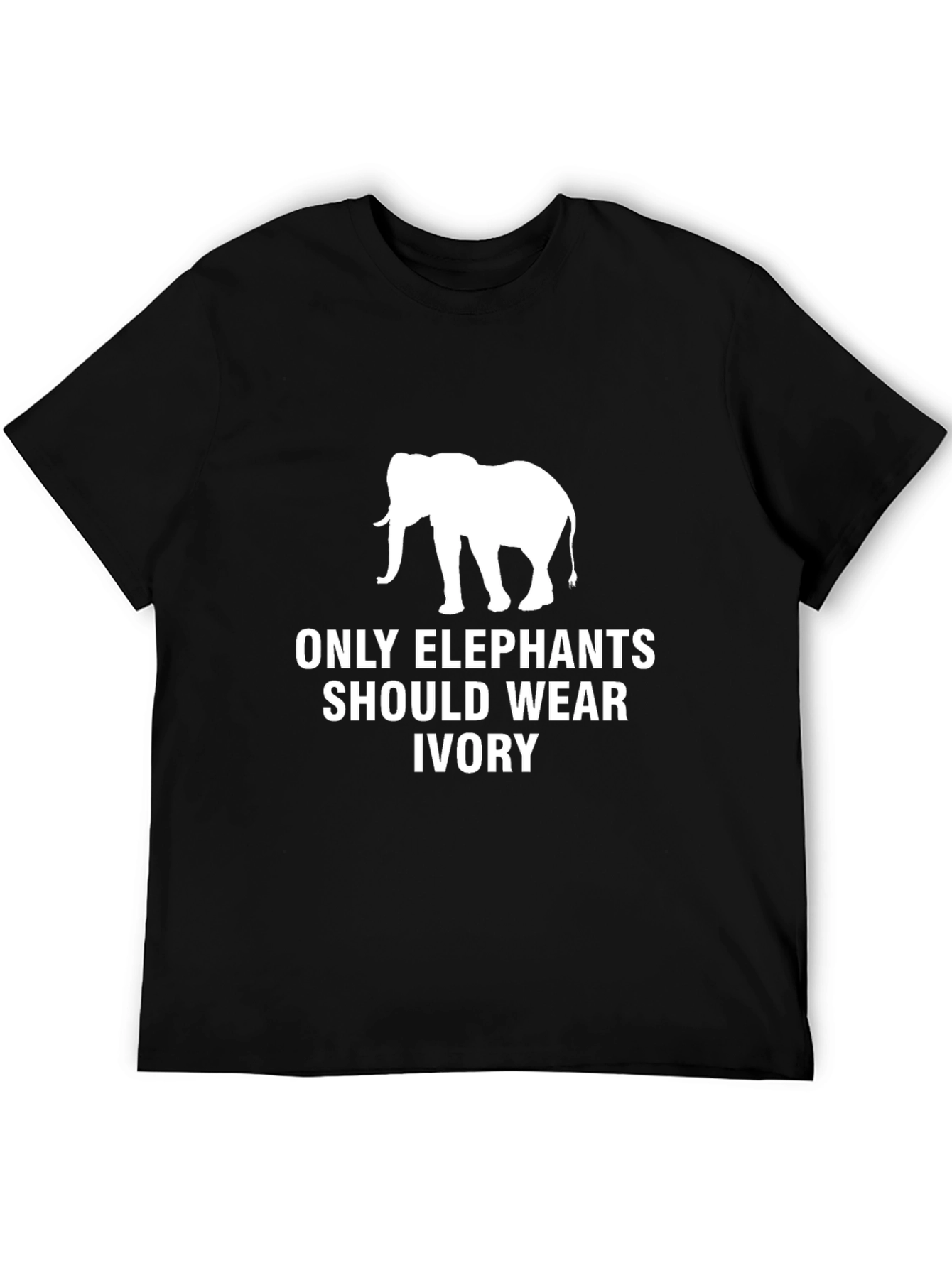 Elephant Ivory Graphic Tee - Animal Rights T-Shirt