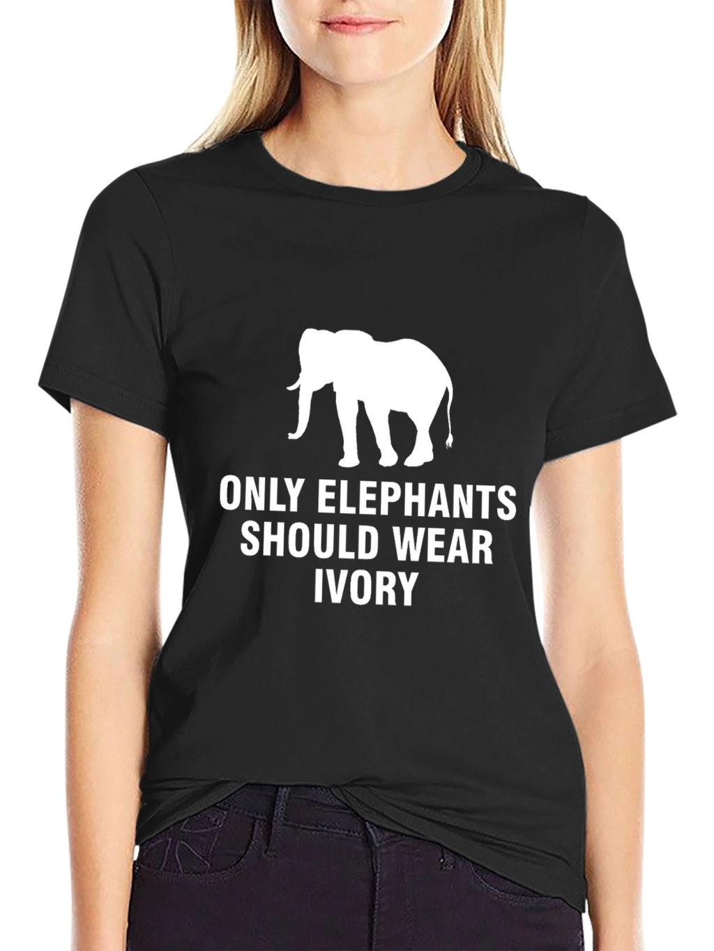 Elephant Ivory Graphic Tee - Animal Rights T-Shirt