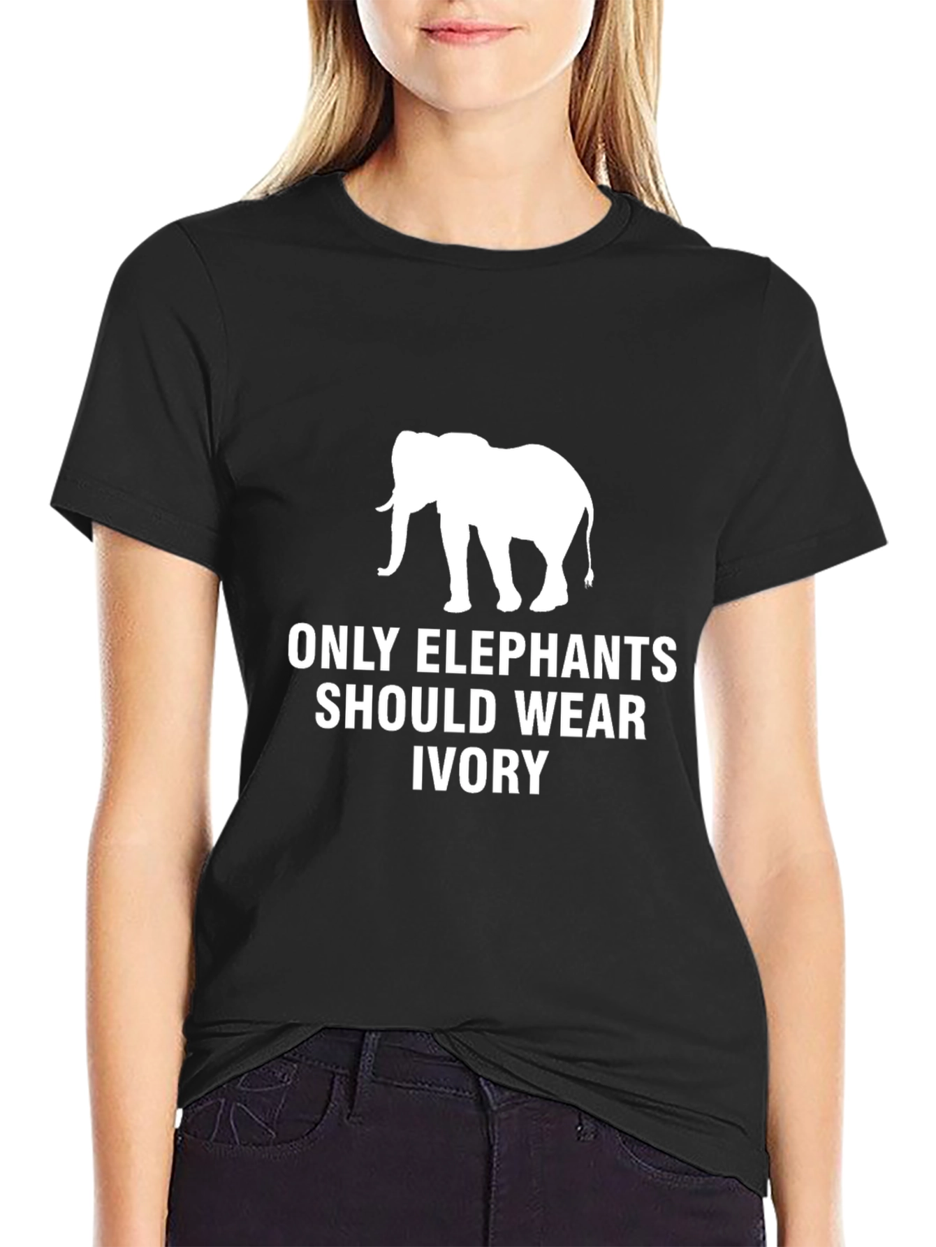 Elephant Ivory Graphic Tee - Animal Rights T-Shirt