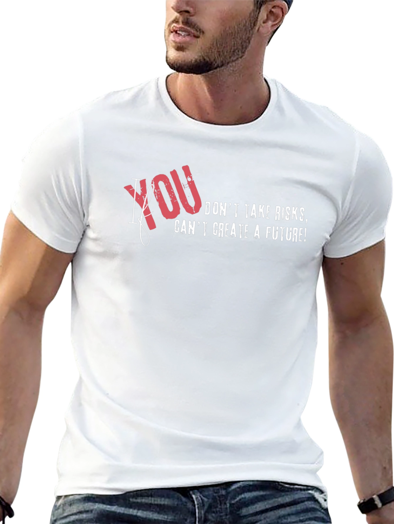 Risk Taker Graphic T-Shirt - Mens Black Tee