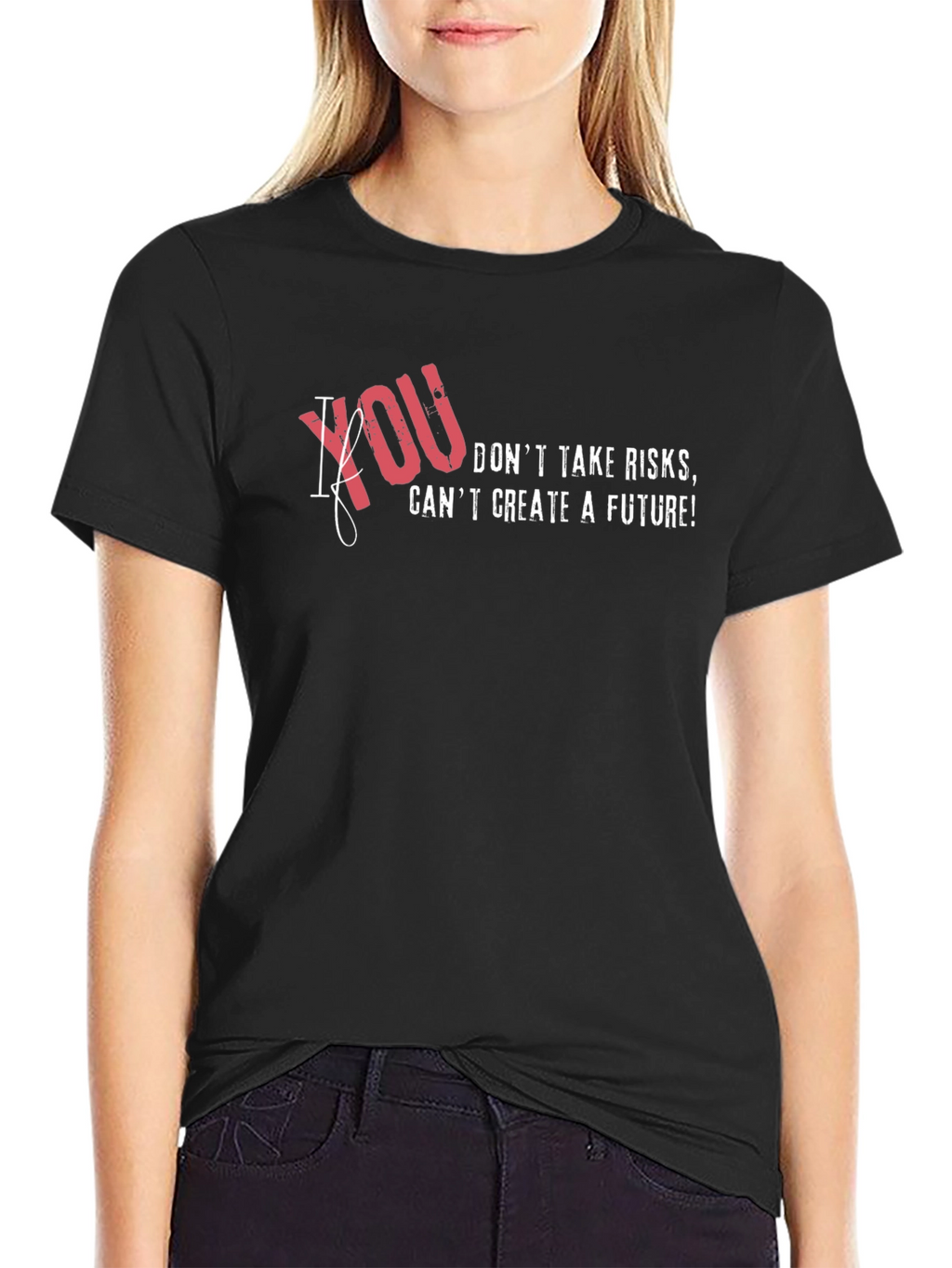 Risk Taker Graphic T-Shirt - Mens Black Tee