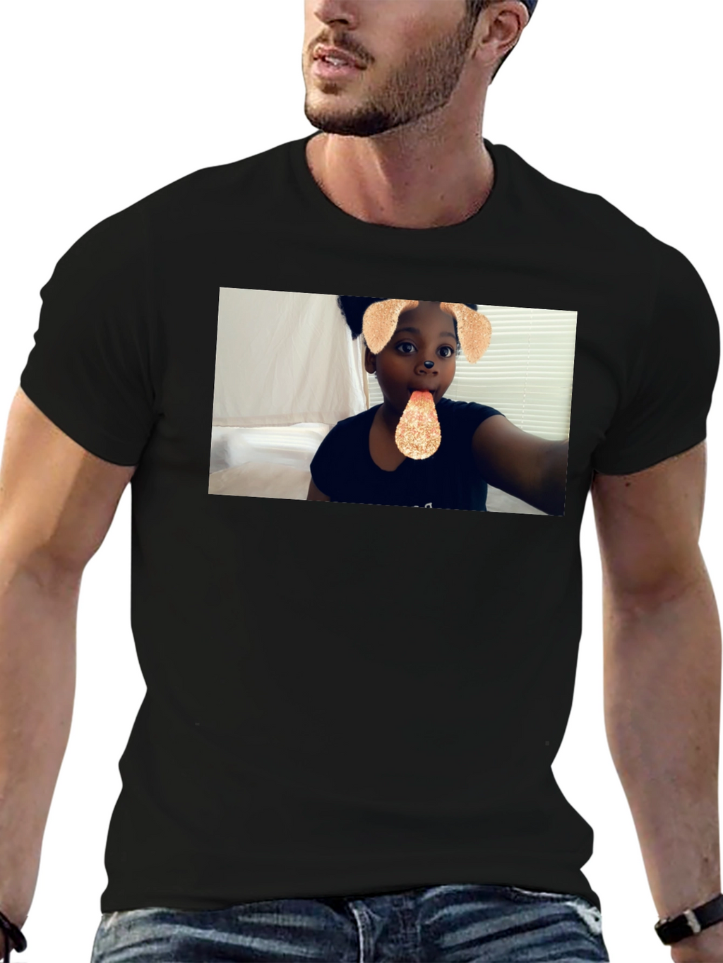 Cool Black Graphic Tee