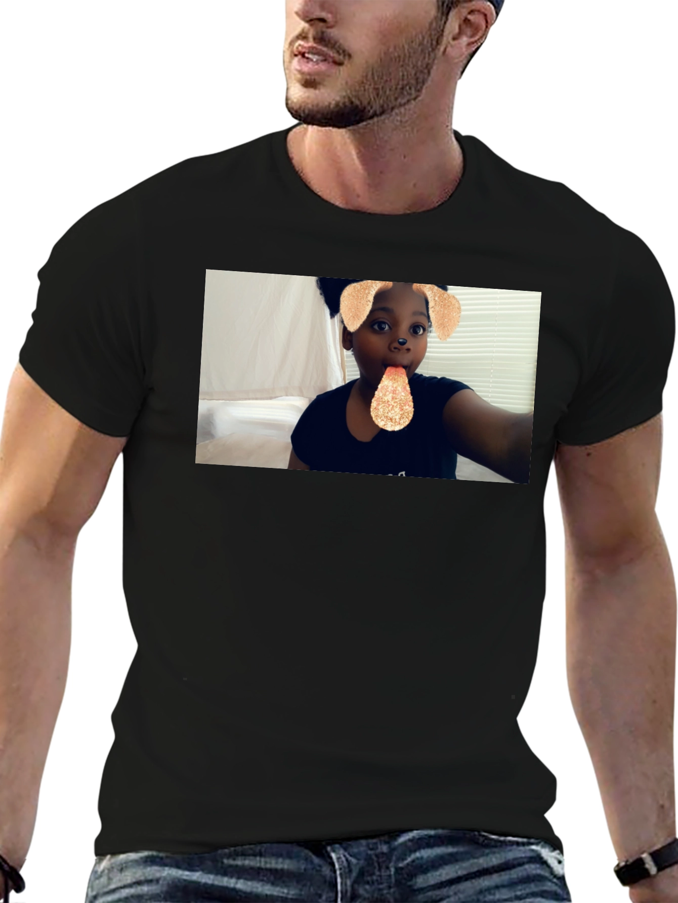 Cool Black Graphic Tee