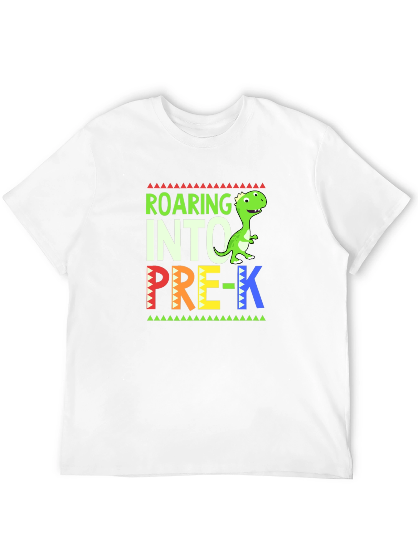 Roaring Into Pre-K Dinosaur T-Shirt
