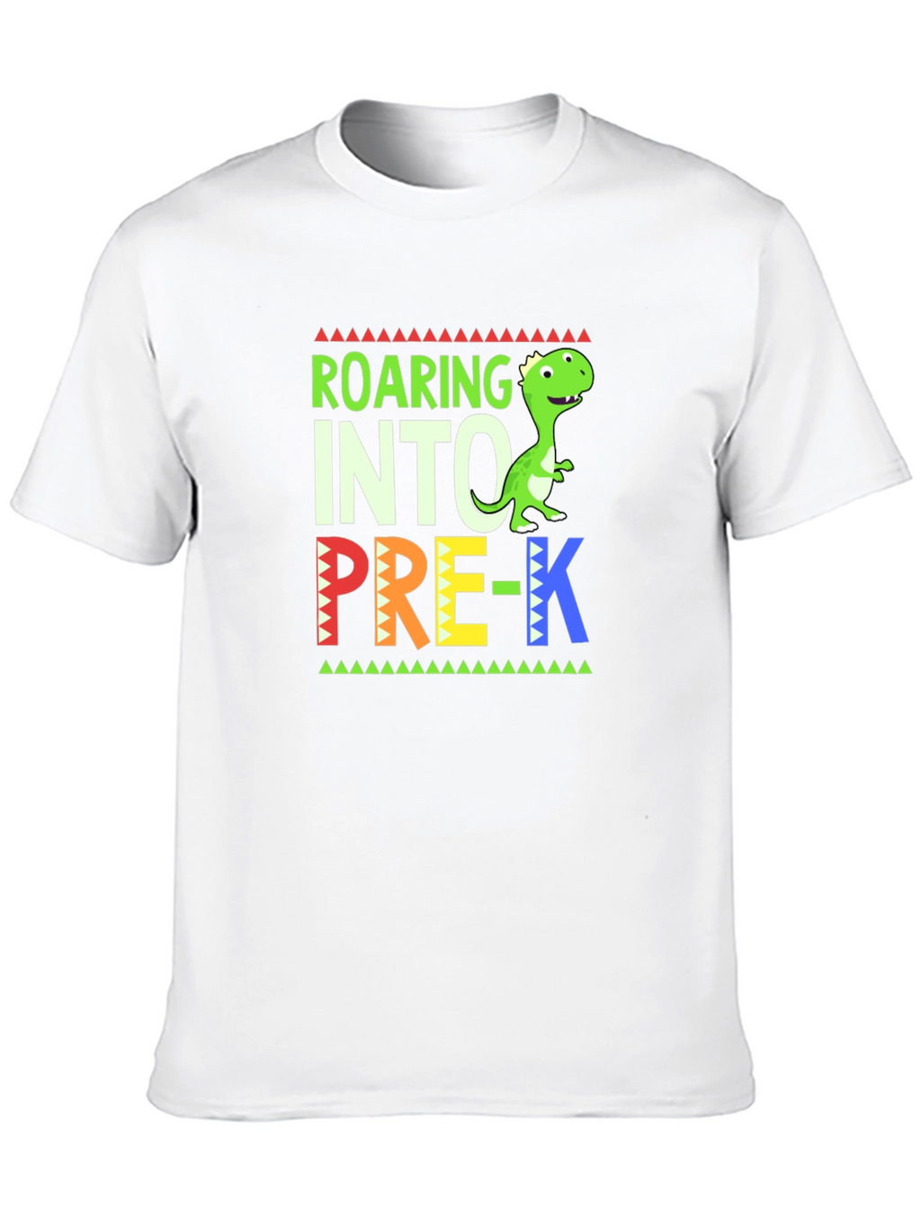 Roaring Into Pre-K Dinosaur T-Shirt