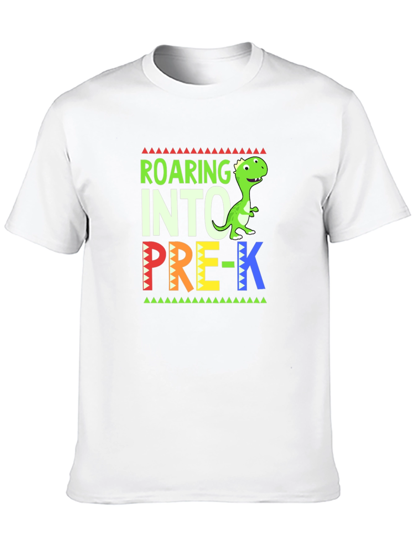 Roaring Into Pre-K Dinosaur T-Shirt