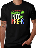 Roaring Into Pre-K Dinosaur T-Shirt