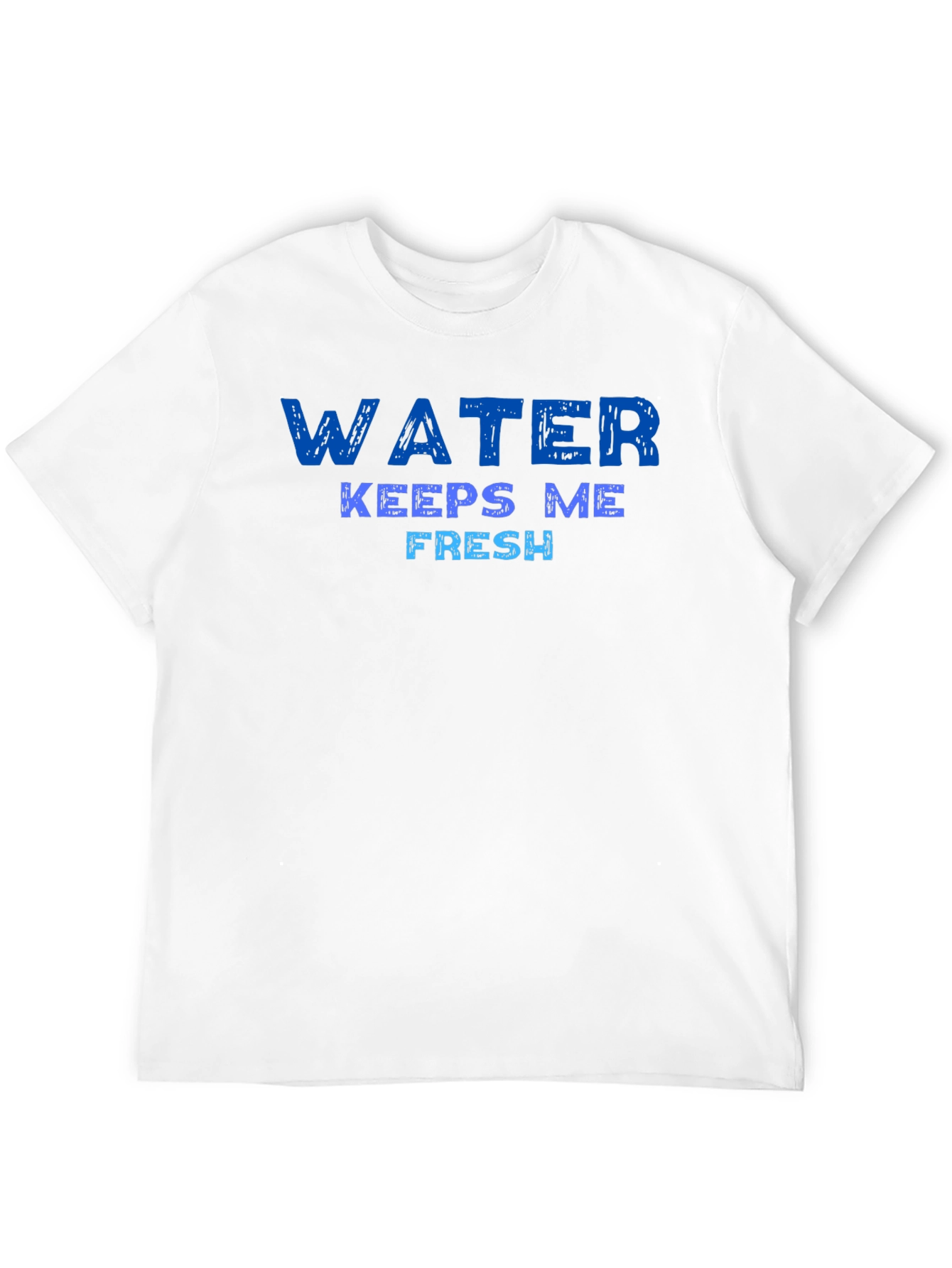 Water Keeps Me Fresh Graphic Tee - Black