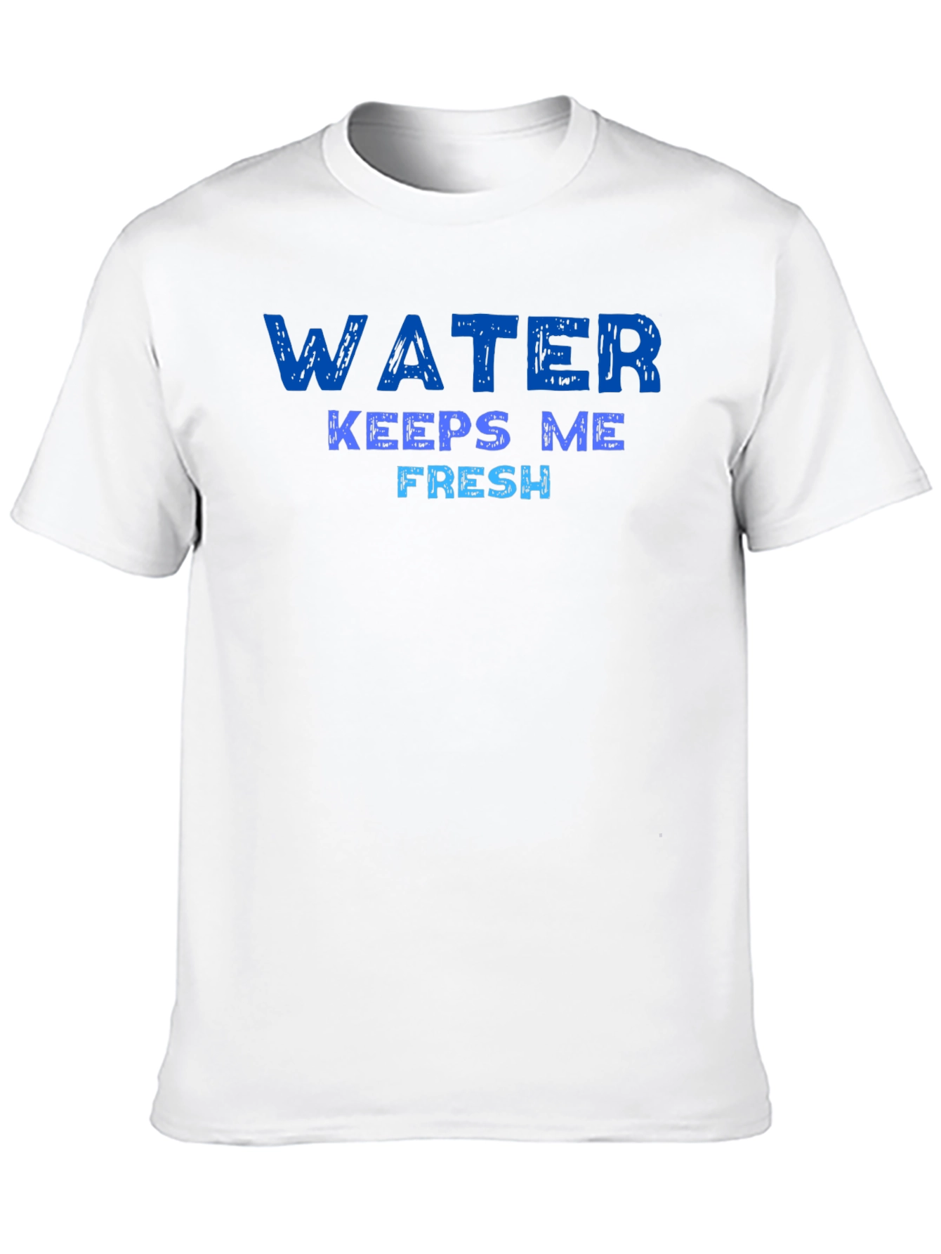 Water Keeps Me Fresh Graphic Tee - Black