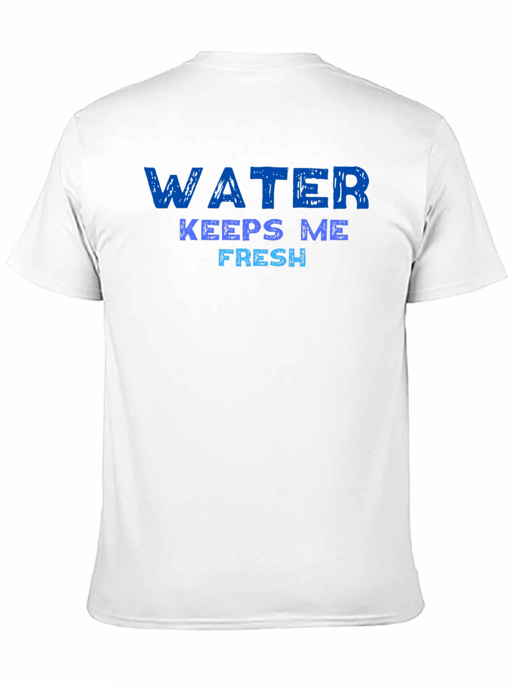Water Keeps Me Fresh Graphic Tee - Black