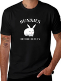 Bunnies Before Beauty Graphic T-Shirt