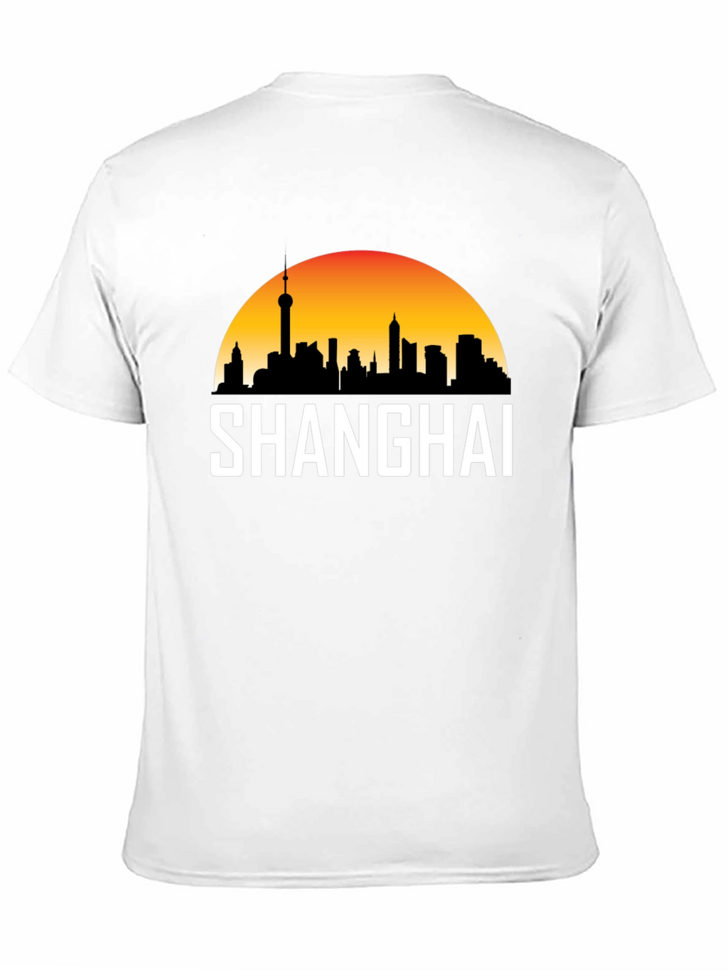 Shanghai Skyline Graphic T-Shirt