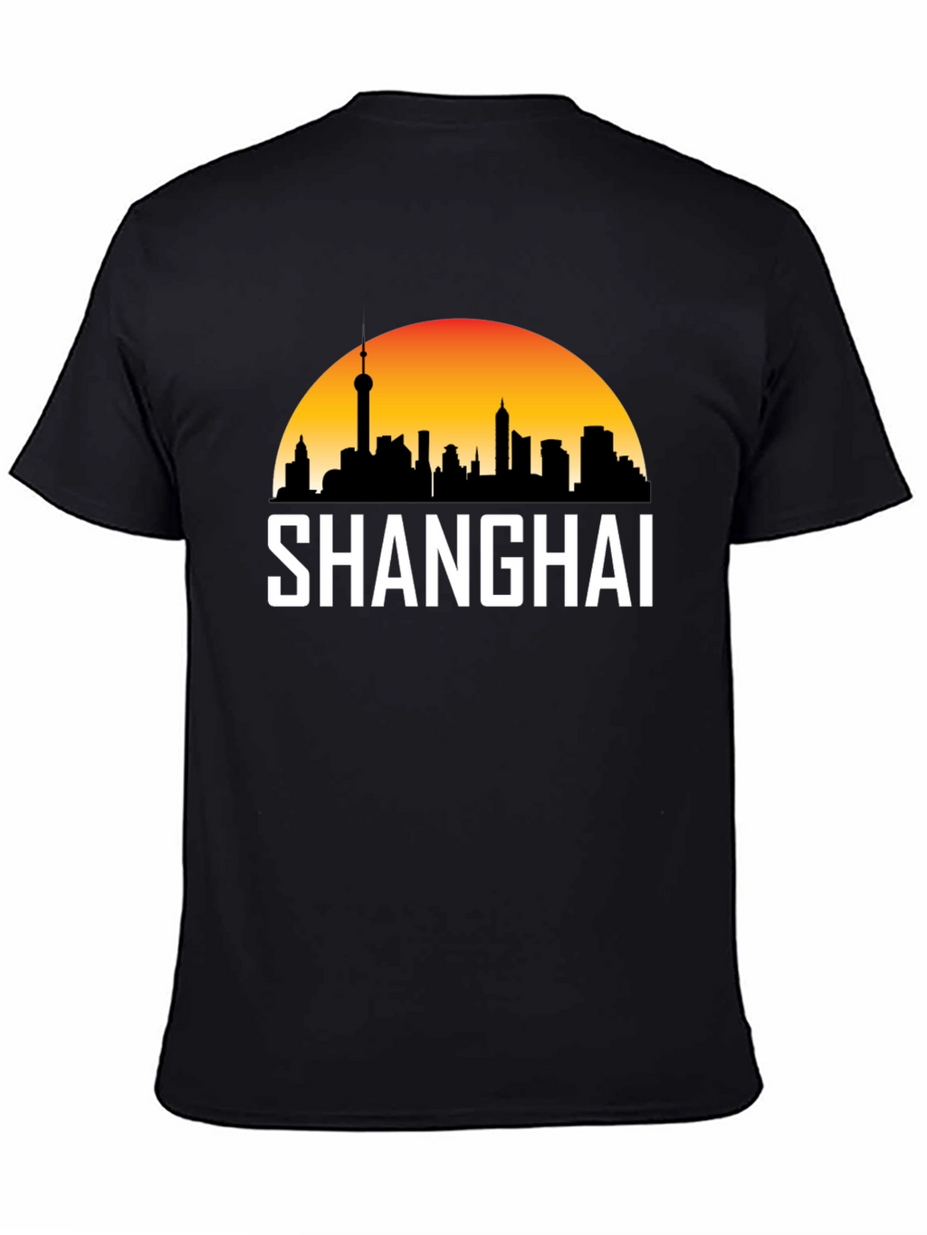 Shanghai Skyline Graphic T-Shirt