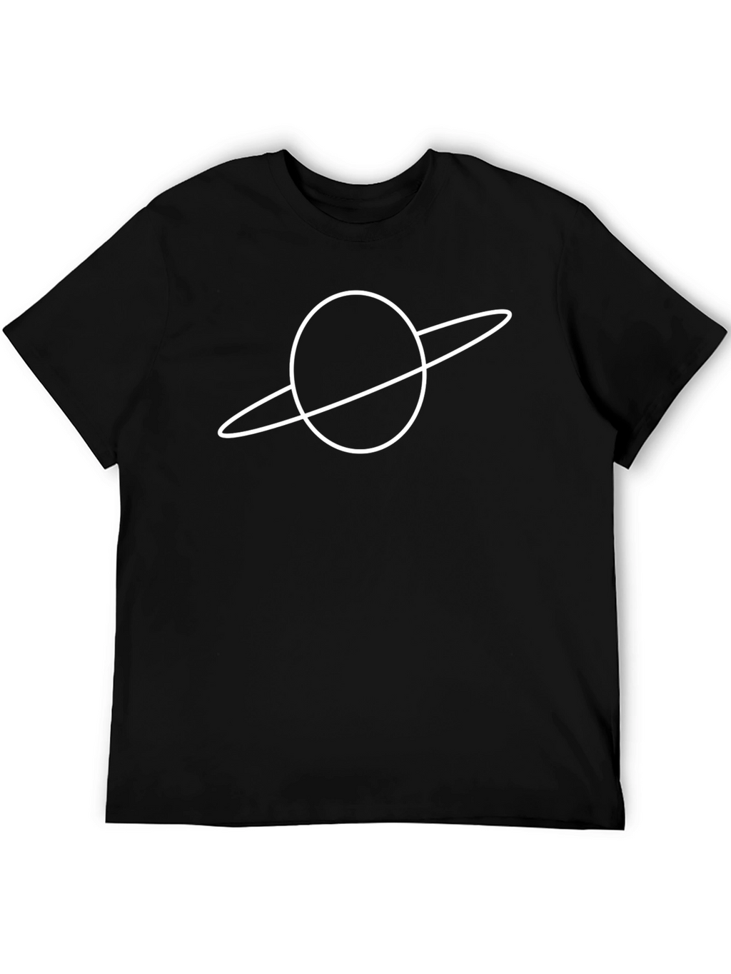 Saturn Graphic Tee - Stylish Space Design
