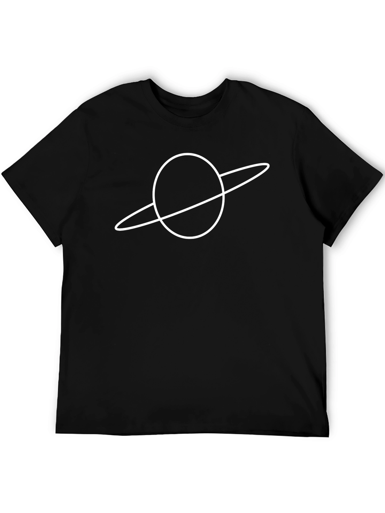 Saturn Graphic Tee - Stylish Space Design