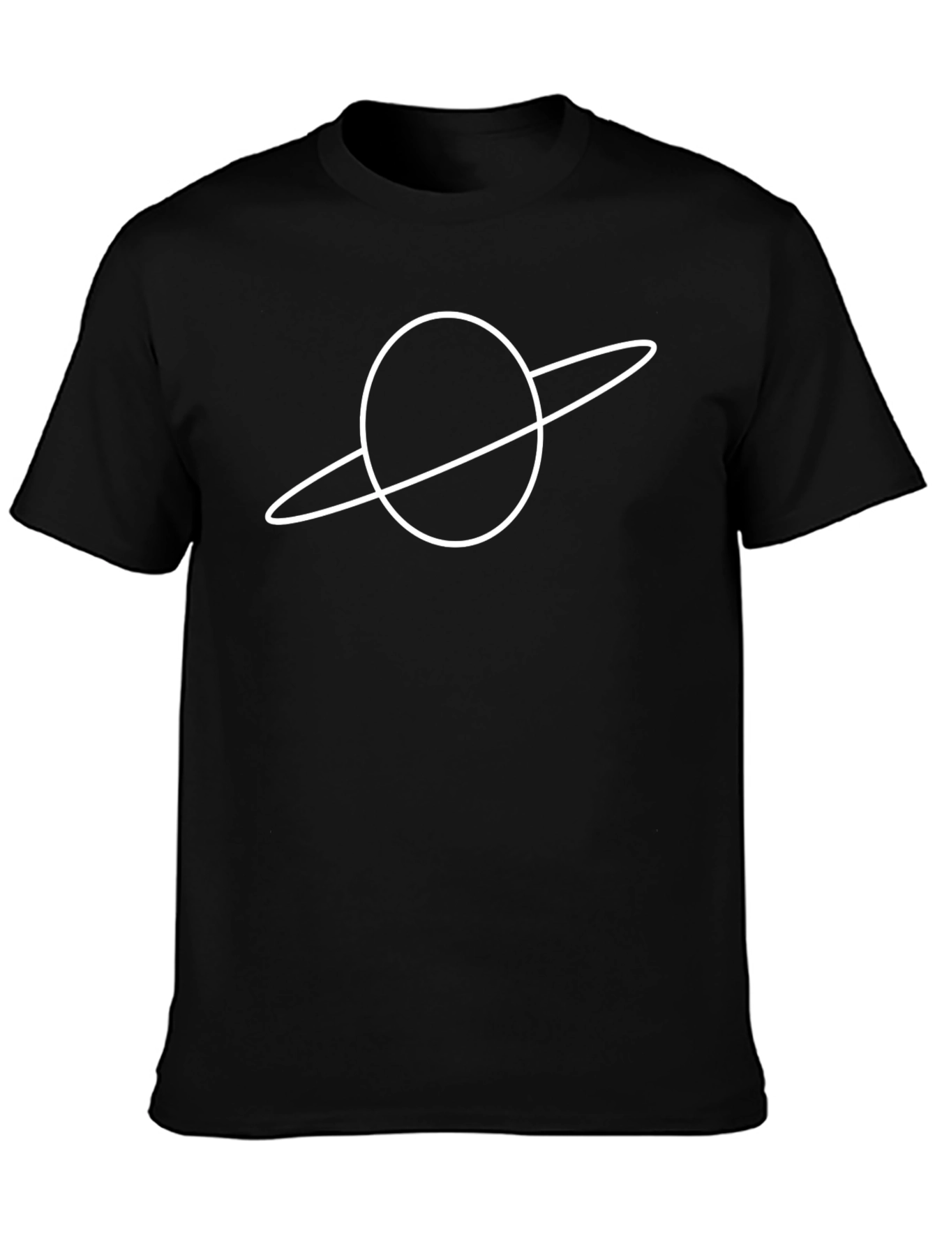 Saturn Graphic Tee - Stylish Space Design