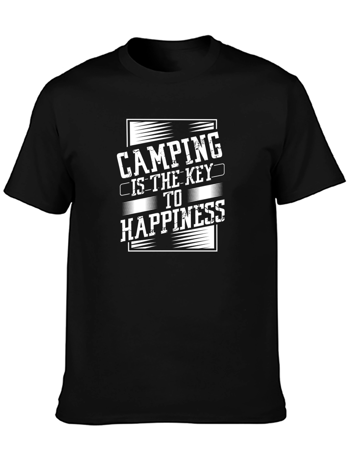 Camping is the Key to Happiness Graphic T-Shirt