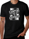 Camping is the Key to Happiness Graphic T-Shirt